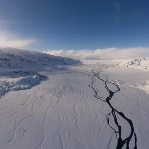 New perspective, mountain landscape